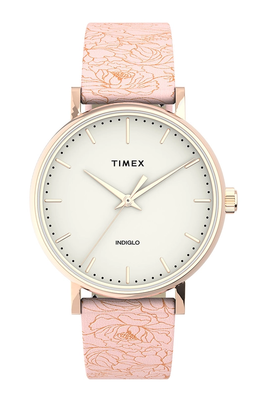 różowy Timex zegarek TW2U40500 Fairfield Floral Damski