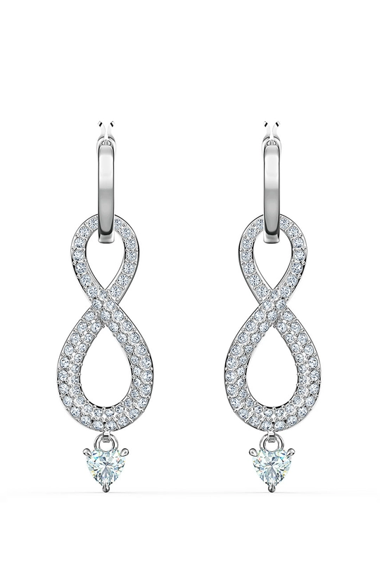 srebrny Swarovski - Kolczyki SWA INFINITY 5520578 Damski