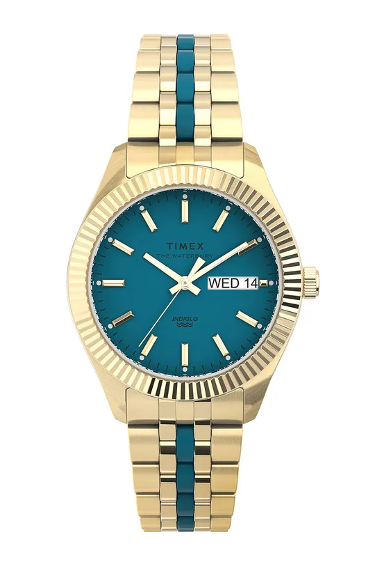 złoty Timex zegarek TW2U82600 Waterbury Legacy Boyfriend Malibu Damski