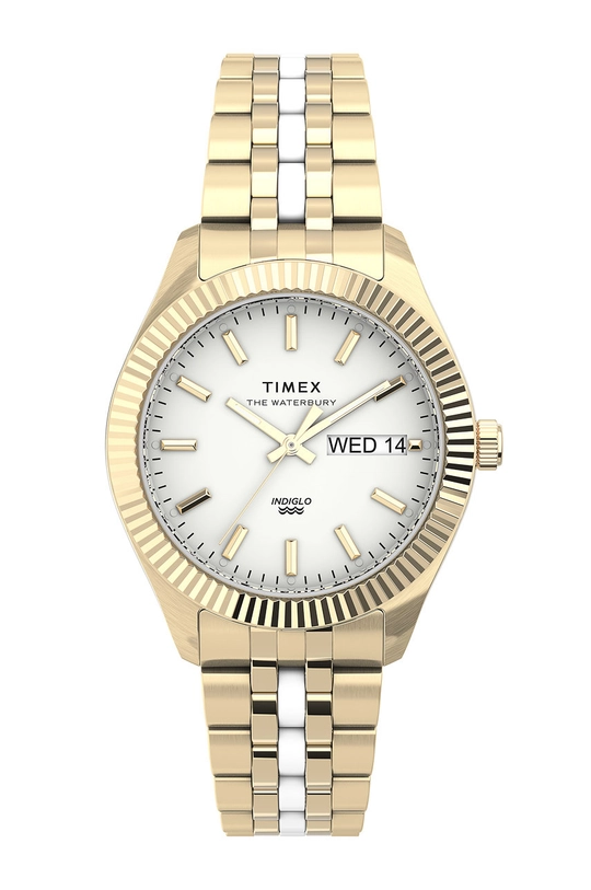 złoty Timex zegarek TW2U82900 Waterbury Legacy Boyfriend Damski