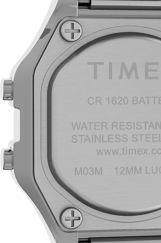 srebrny Timex zegarek TW2U94200 Timex T80 Mini