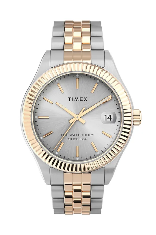 srebrny Timex zegarek TW2T87000 Waterbury Legacy Damski