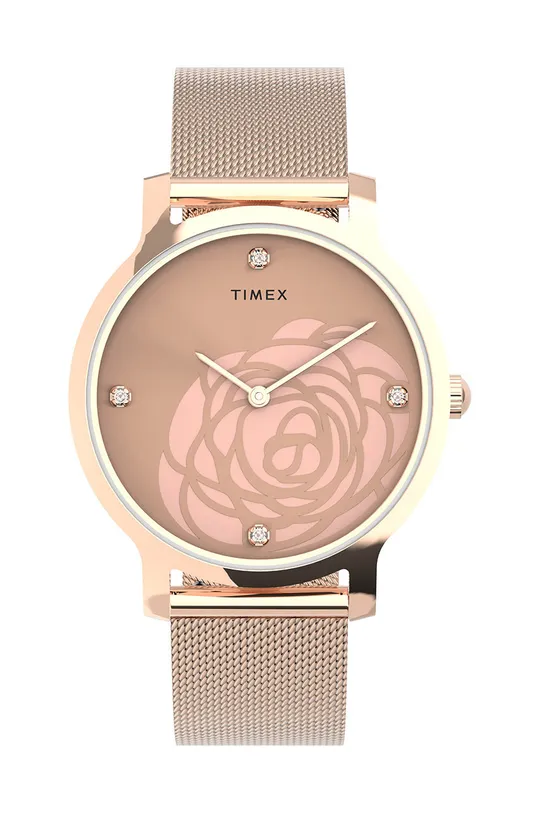 różowy Timex zegarek TW2U98100 Transcend Floral Damski