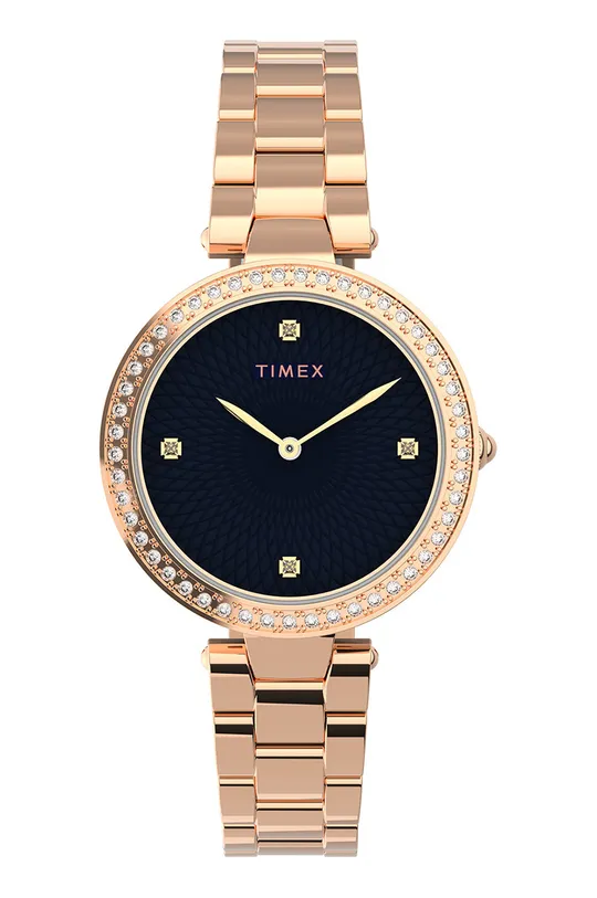 złoty Timex zegarek TW2V24600 City Damski