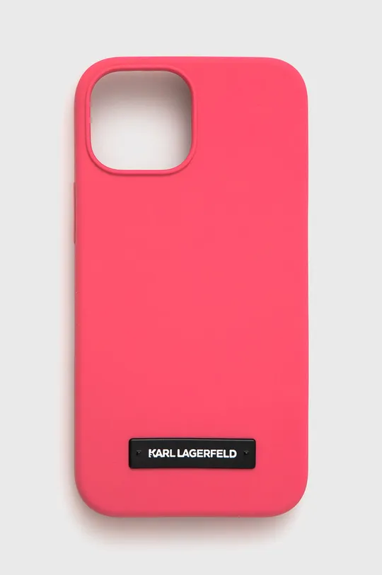 fuksja Karl Lagerfeld etui na telefon iPhone 13 mini 5,4 KLHCP13SSLMP1PI Damski