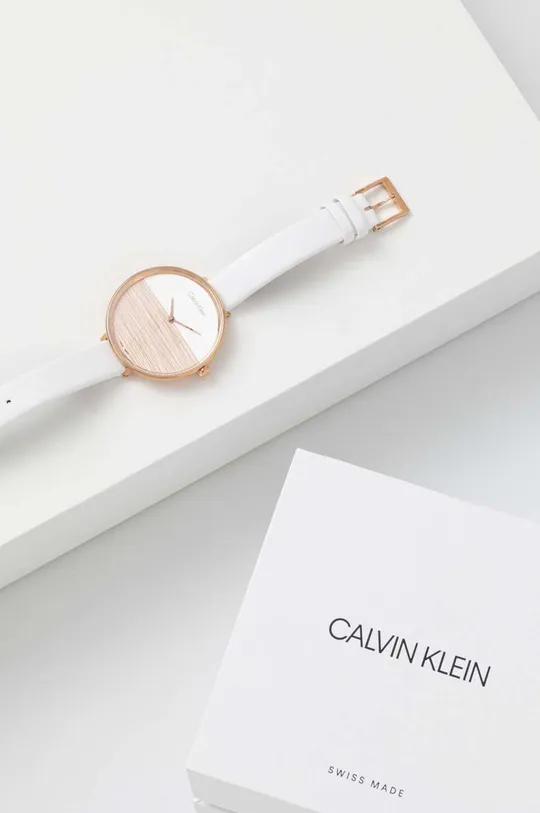Ρολόι Calvin Klein λευκό