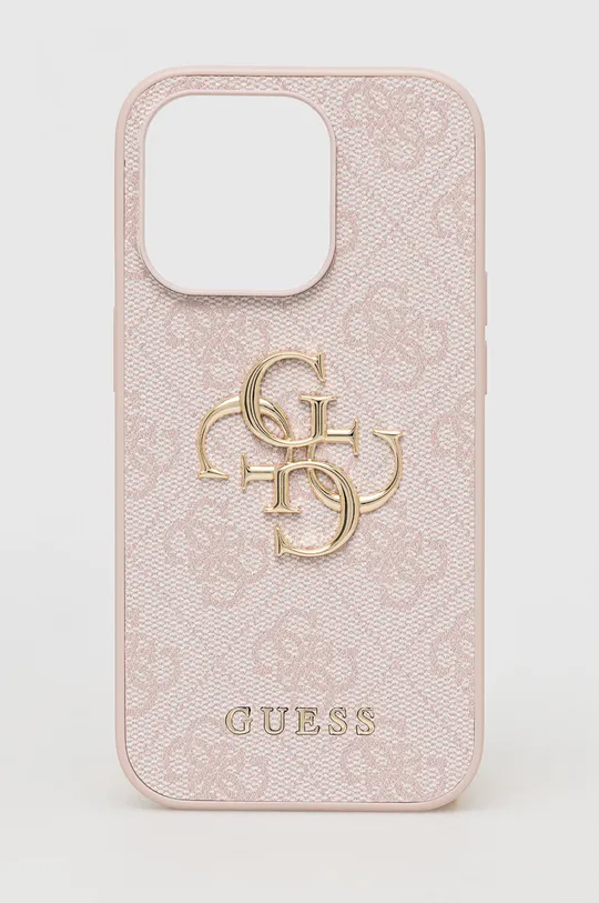ružová Puzdro na mobil Guess Iphone 14 Pro 6,1