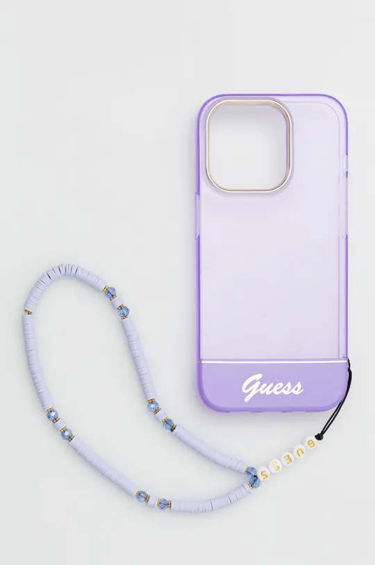 violetto Guess custodia per telefono iPhone 14 Pro 6,1