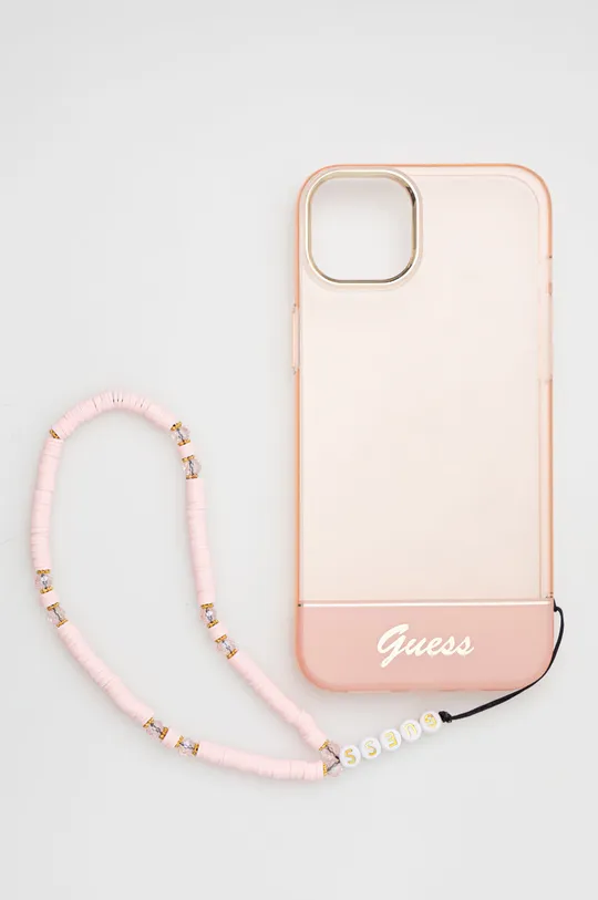 розовый Чехол на телефон Guess Iphone 14 Plus 6,7