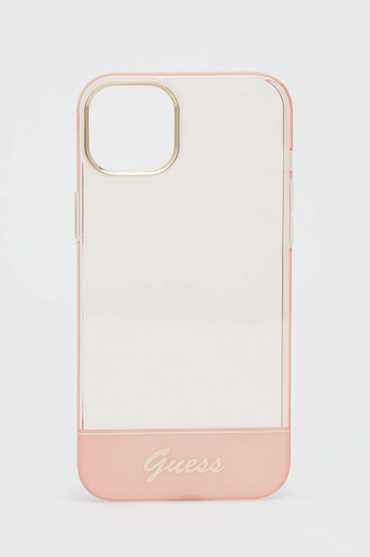 rosa Guess custodia per telefono iPhone 14 Plus 6,7