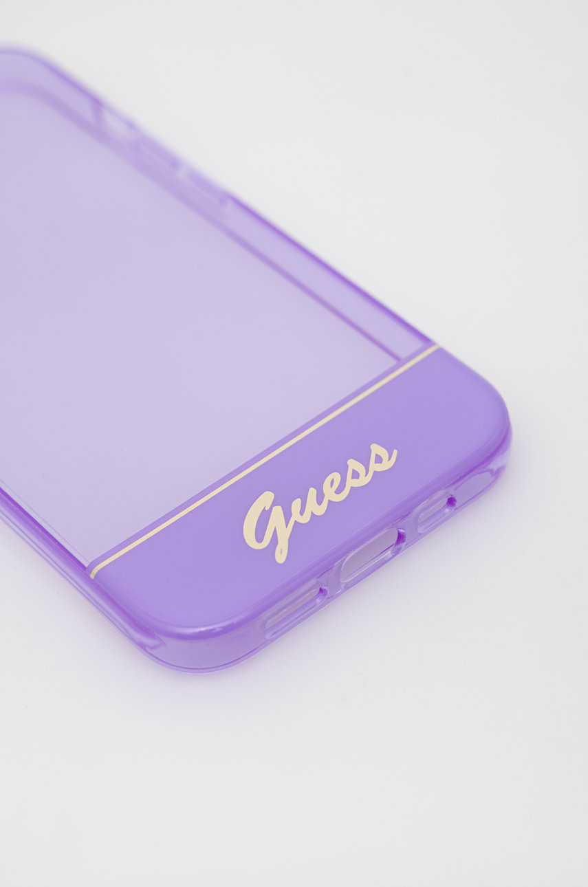 Чехол на телефон Guess Iphone 14 6,1" цвет фиолетовый | ANSWEAR.ua