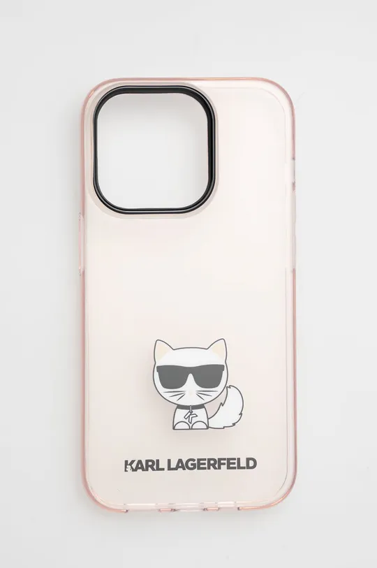 ροζ Θήκη κινητού Karl Lagerfeld Iphone 14 Pro 6,1