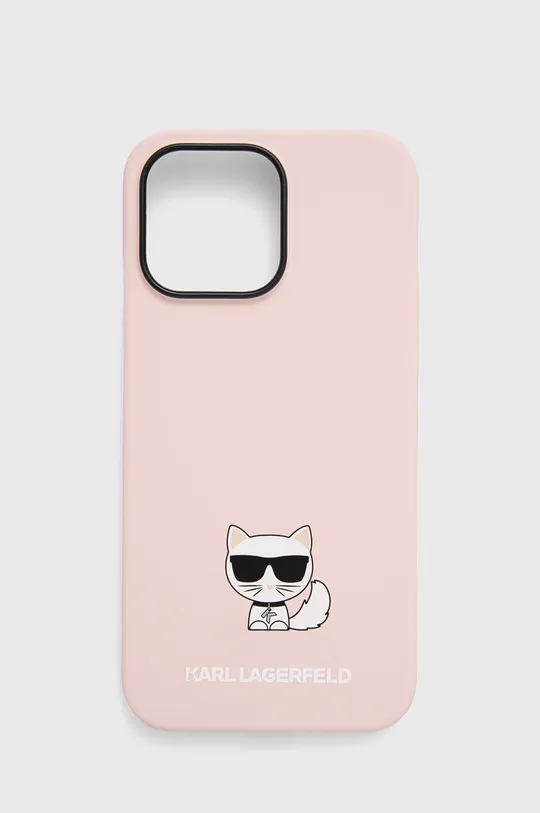 ružová Puzdro na mobil Karl Lagerfeld iPhone 14 Pro Max 6.7