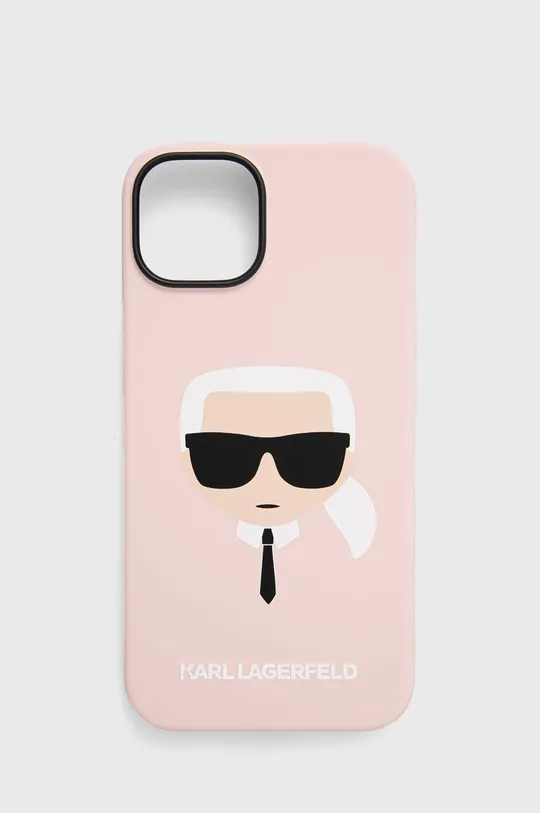 rosa Karl Lagerfeld custodia per telefono iPhone 14 6,1