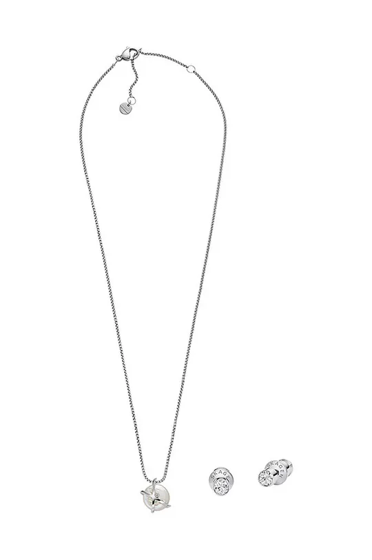 срібний Кольє і сережки Skagen Жіночий