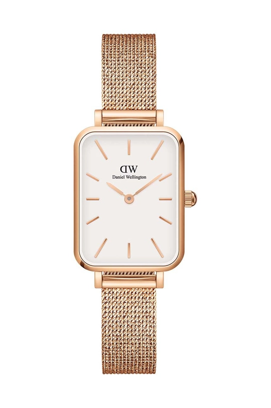 różowy Daniel Wellington zegarek Quadro Pressed Damski