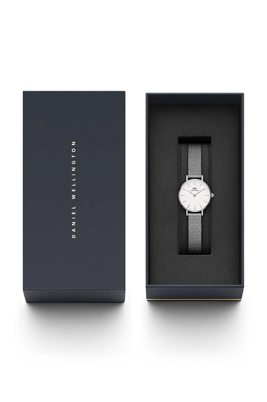 Ura Daniel Wellington Petite 24 Pressed Sterling  Nerjaveče jeklo, Mineralno steklo