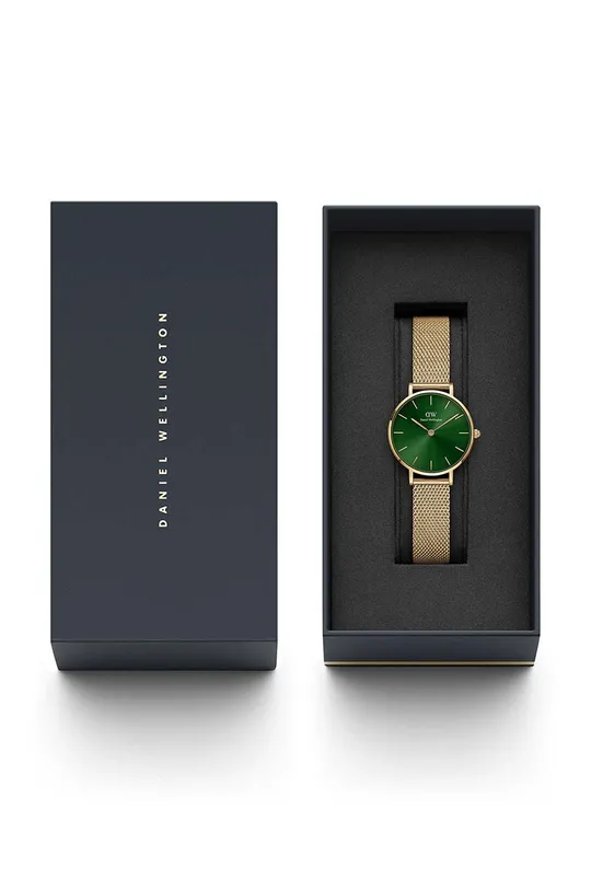 Daniel Wellington zegarek Petite Emerald 28 złoty