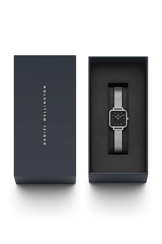 srebrny Daniel Wellington zegarek Quadro Studio