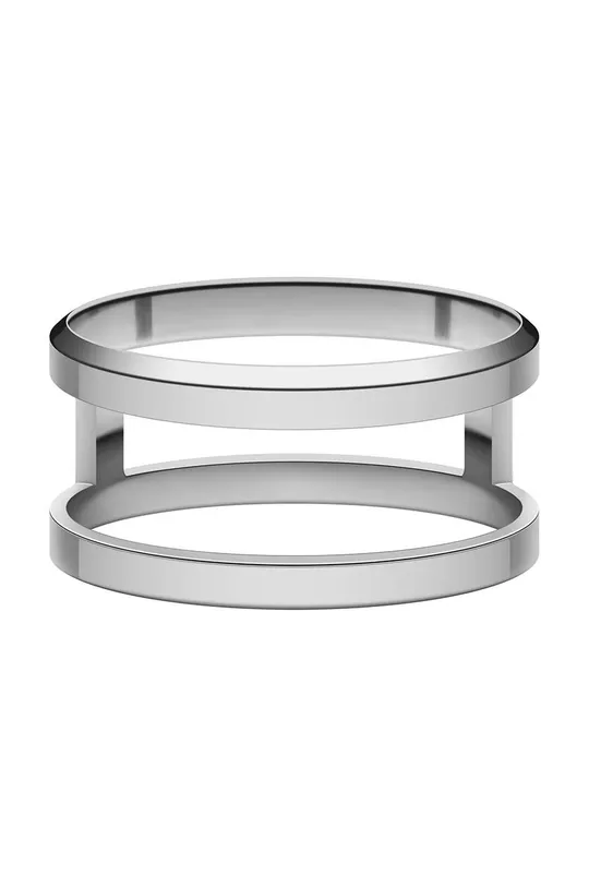 ασημί Δαχτυλίδι Daniel Wellington Elan Dual Ring S 48 Γυναικεία