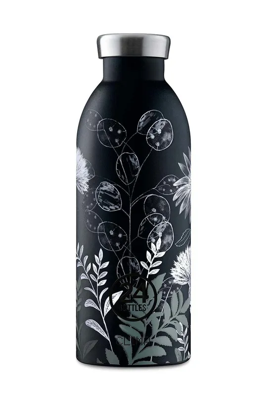 czarny 24bottles butelka termiczna Navy Garden 500 ml Damski