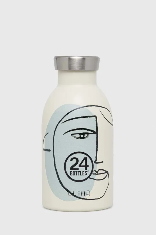 biela Termo fľaša 24bottles Clima 330 ml Dámsky