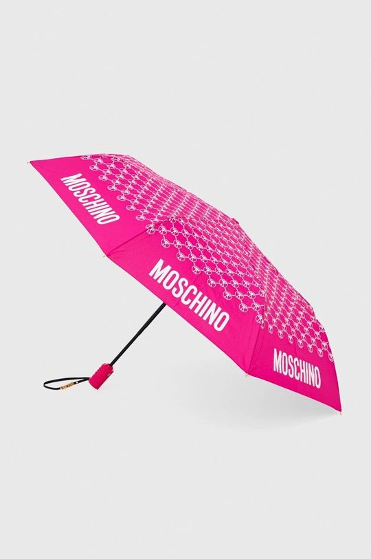 fuchsiová Deštník Moschino Dámský