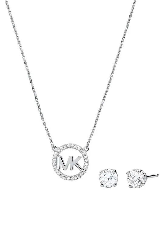 strieborná Strieborný náhrdelník a náušnice Michael Kors Dámsky