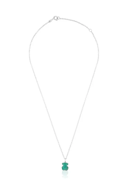 Strieborný náhrdelník Tous  Striebro 925, Amazonit