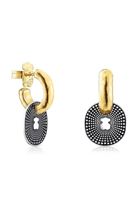 χρυσαφί Ασημένια επιχρυσωμένα σκουλαρίκια Tous Oursin Γυναικεία