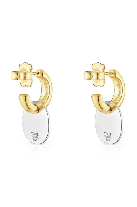 Tous orecchini in argento placcato in oro Oursin argento 925 placcato oro 18k