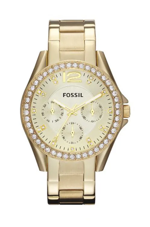 χρυσαφί Fossil - Ρολόι ES3203 Γυναικεία