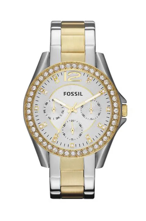 χρυσαφί Fossil - Ρολόι ES3204 Γυναικεία