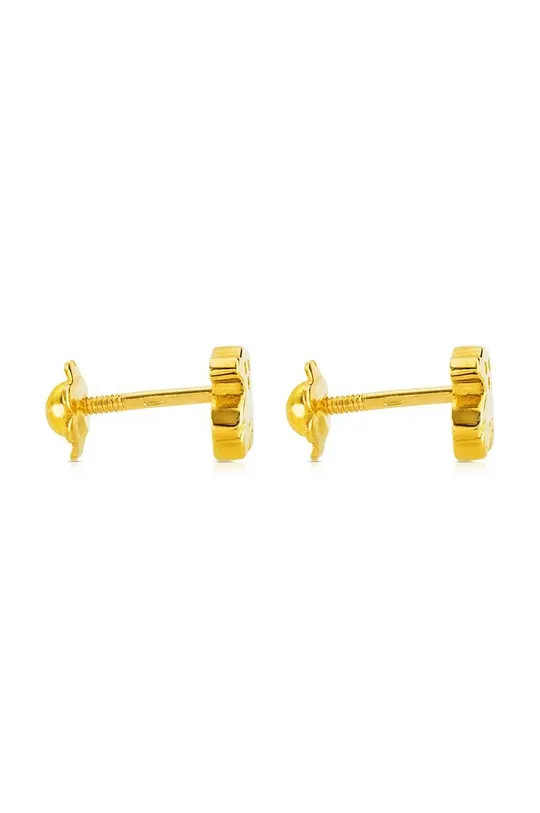 Χρυσά σκουλαρίκια Tous χρυσαφί