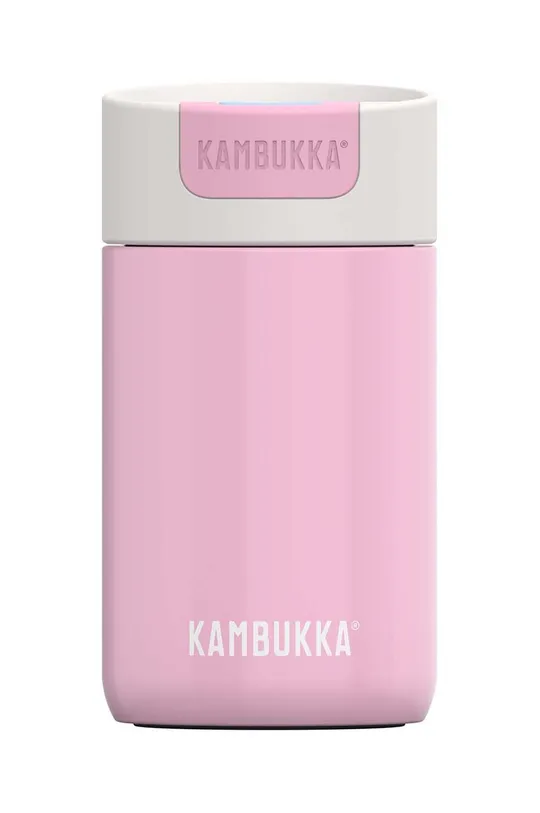 różowy Kambukka kubek termiczny Olympus 300ml Pink Kiss Damski