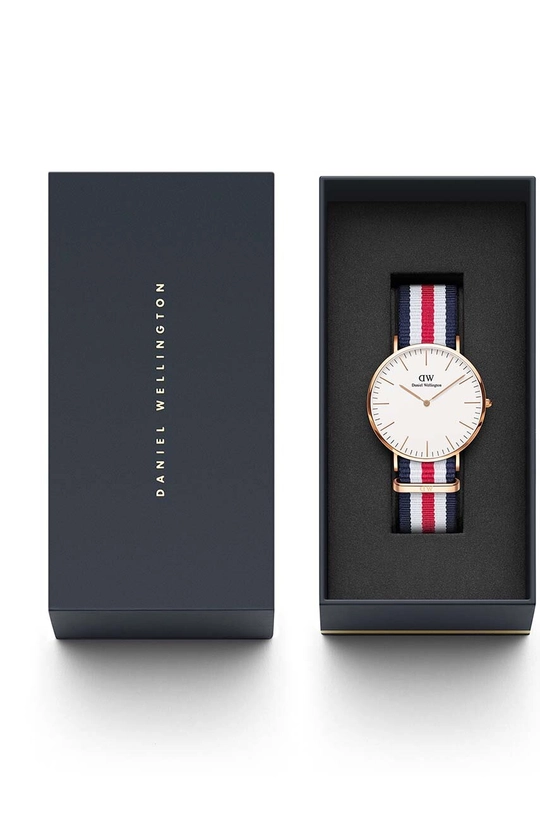 Ura Daniel Wellington Classic 40 Canterbury RG  Tekstilni material, Jeklo, Mineralno steklo