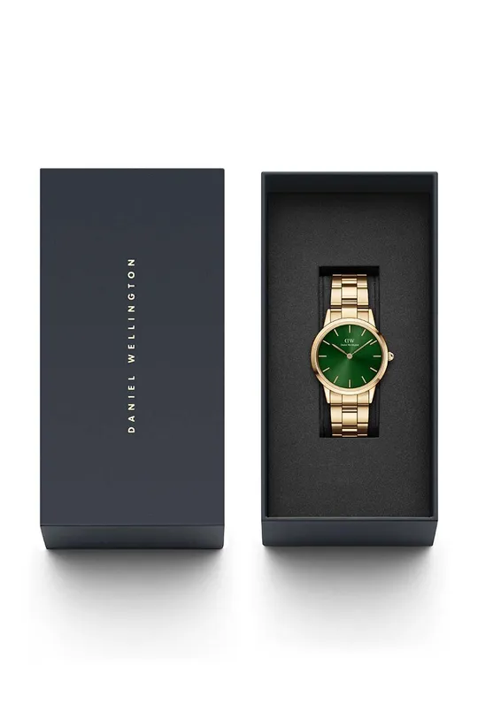 золотой Часы Daniel Wellington Iconic Link Emerald 32