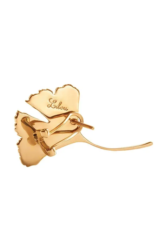 Позолочені сережки Lilou Ginko золотий