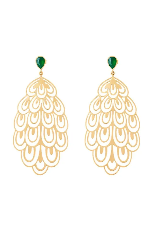 золотий Позолочені сережки Lilou Paw Жіночий