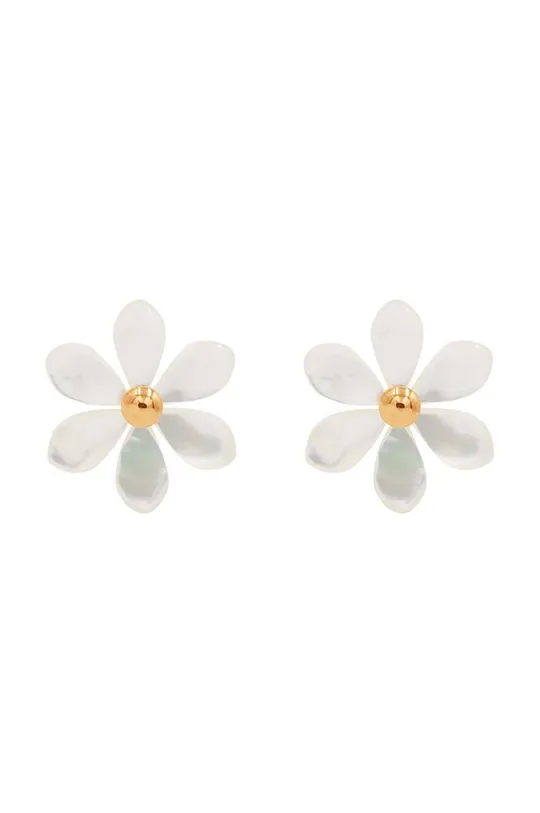 χρυσαφί Επιχρυσωμένα σκουλαρίκια Lilou Flowers Γυναικεία