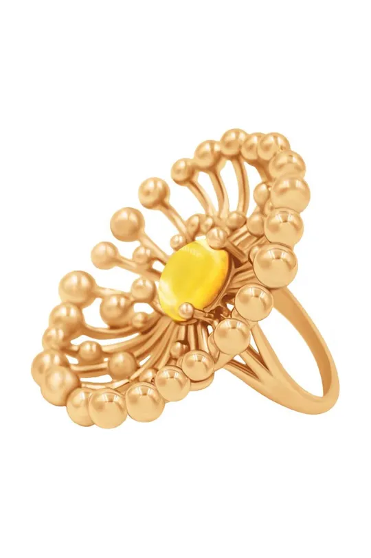 Позолочений перстень Lilou Celebrate золотий