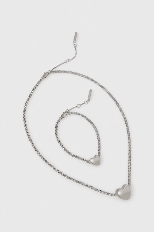 ezüst Calvin Klein nyaklánc és karkötő Női