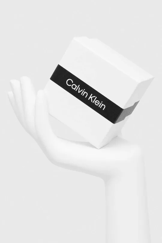 ασημί Ρολόι Calvin Klein