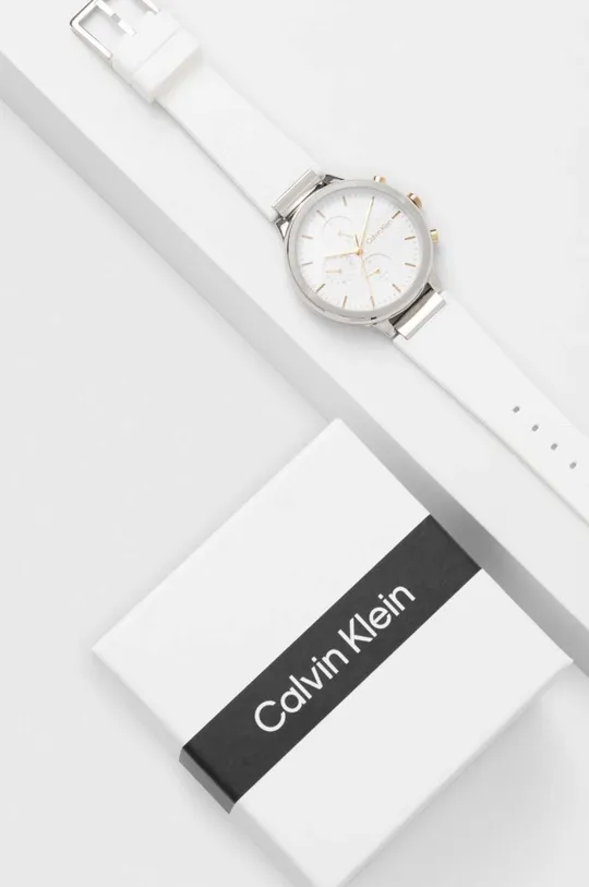 Calvin Klein zegarek 25200244 biały