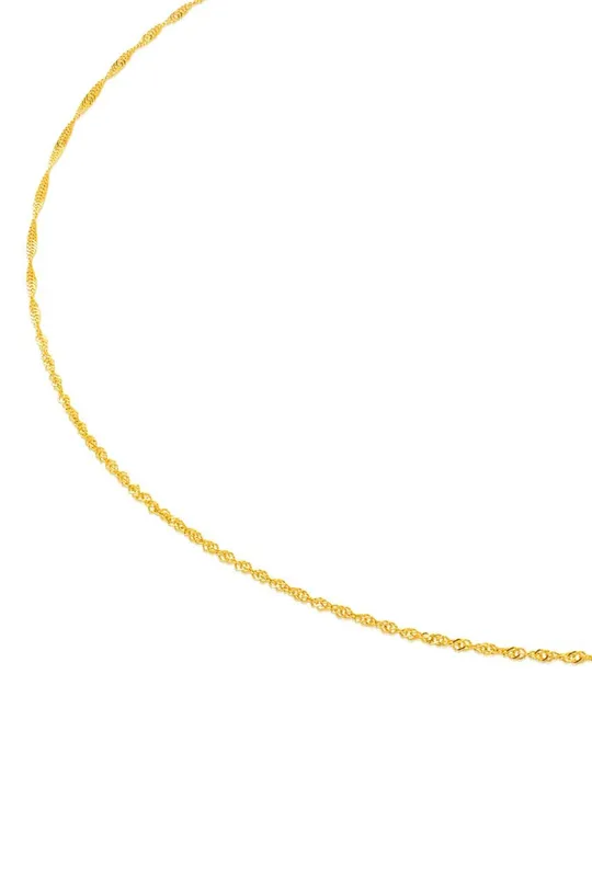 Ogrlica iz srebra prevlečenega z zlatom Tous zlata