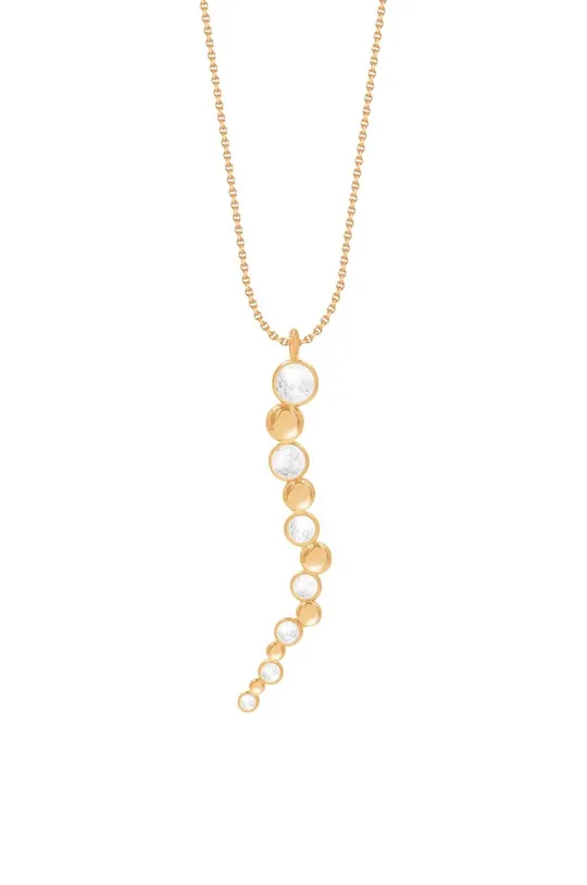 zlatna Pozlaćena ogrlica Lilou Sparkling Ženski