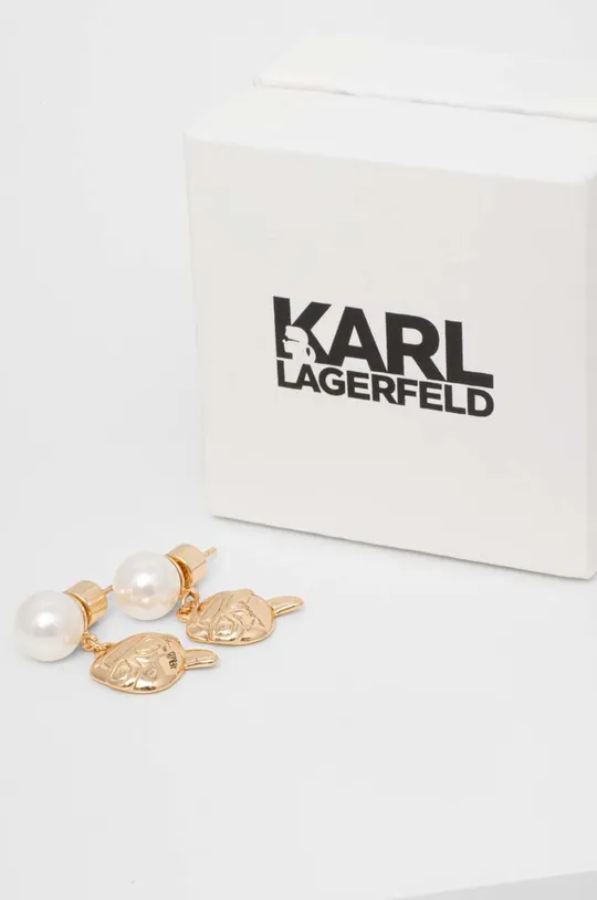 Сережки Karl Lagerfeld золотой
