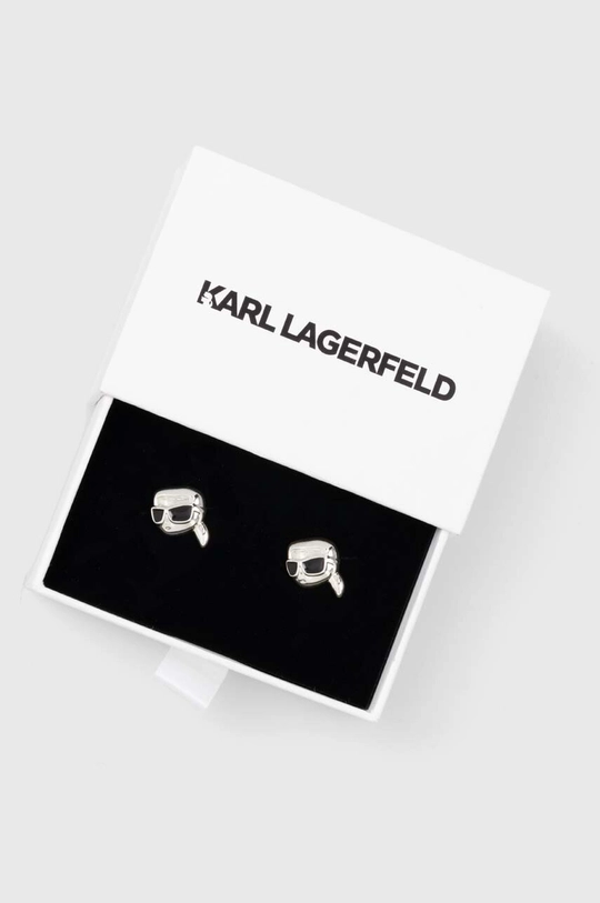 Μανικετόκουμπα Karl Lagerfeld ασημί