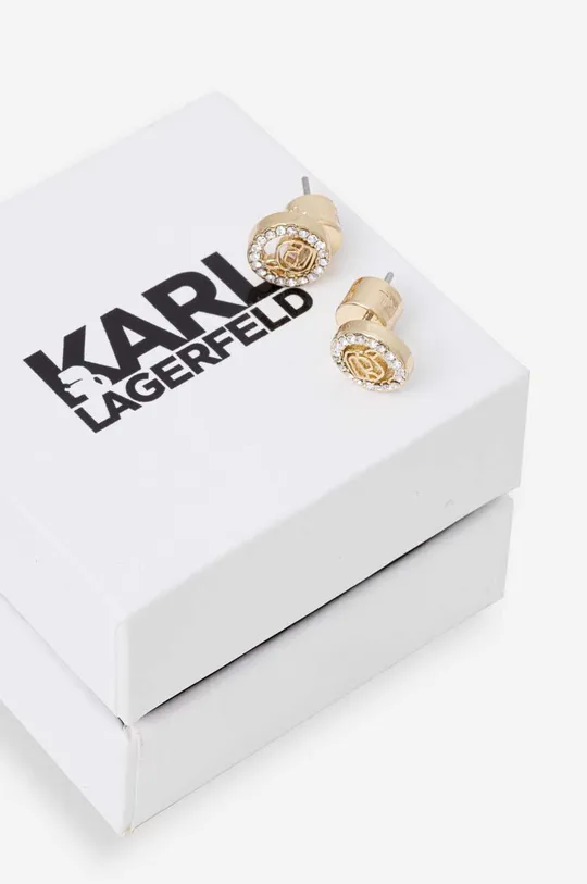 Karl Lagerfeld fülbevaló 90% sárgaréz, 10% üveg