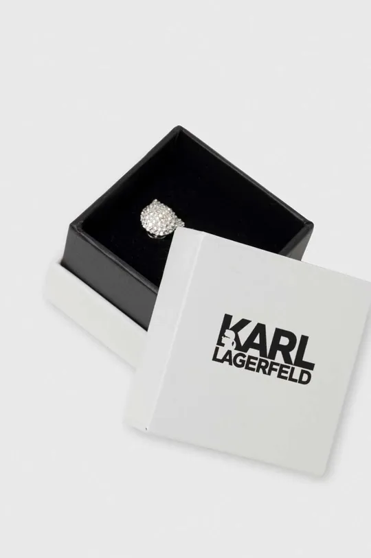 Karl Lagerfeld fülbevaló sárgaréz, üveg